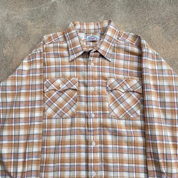 Vintage 80s Levis Flannel Shirt - Picture 2 of 5